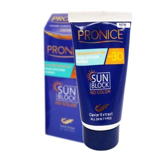 کرم ضد آفتاب بی رنگ خاویار پرونایس